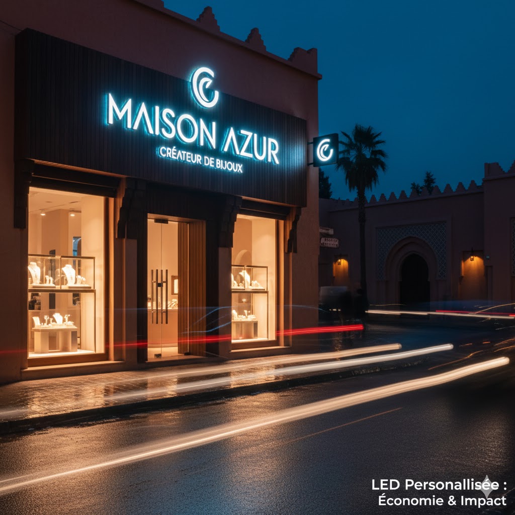 Enseignes Lumineuses sur Mesure – Solutions Professionnelles à Marrakech