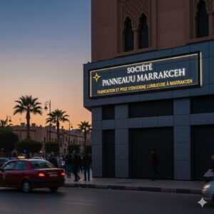 Enseignes Lumineuses sur Mesure – Solutions Professionnelles à Marrakech